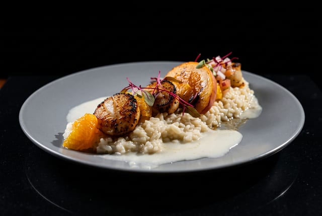 Charred Scallops.