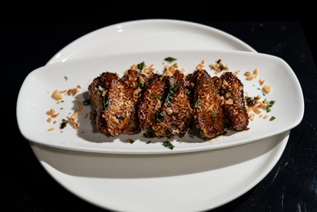 Sticky Asian Chicken Wings.
